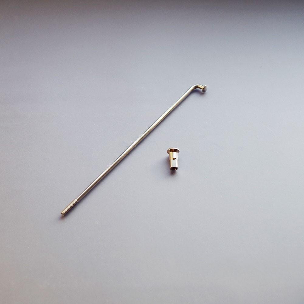 Z.P.H. Moto-Mer Szprycha Simson 36 sztuk S51, S50, S53, S70, S83, KR51 16" 143,5mm M3,50 z nakrętką Org (nierdzewna)