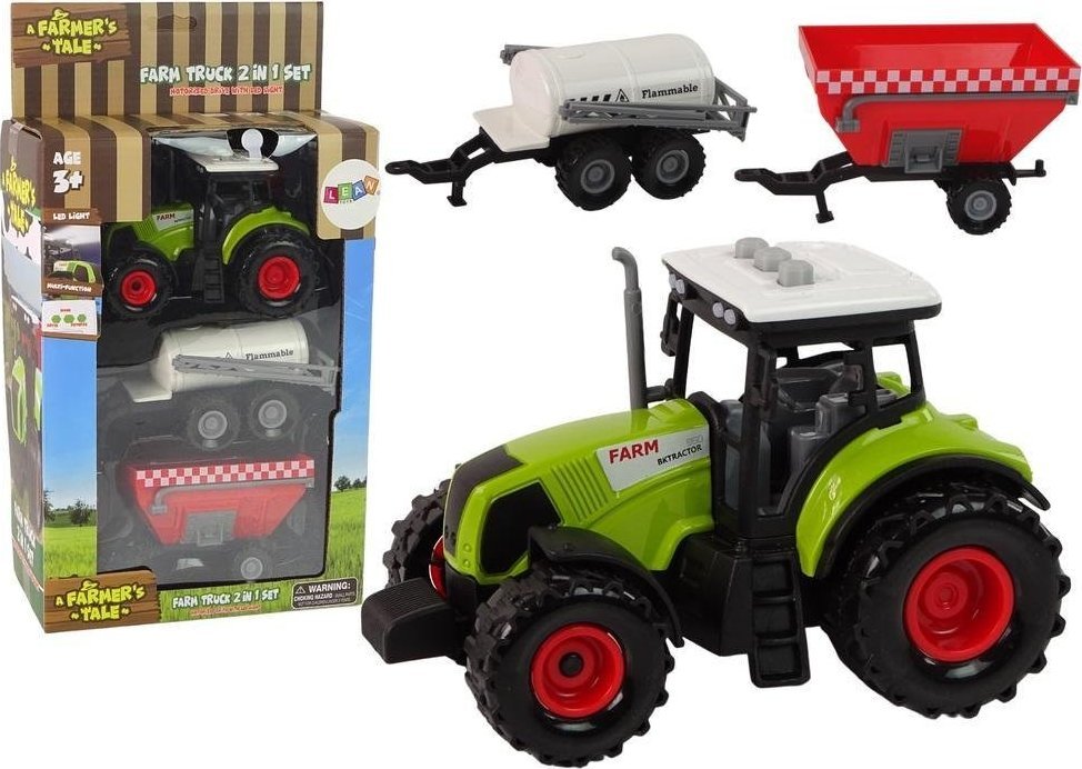 Lean Sport Traktor LED z dźwiękiem + acesoria