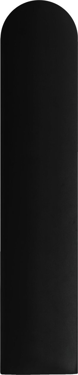 Panel tapicerowany płotek zaokrąglony 80x30 Magic Velvet 2219 (Czarny) 80x30