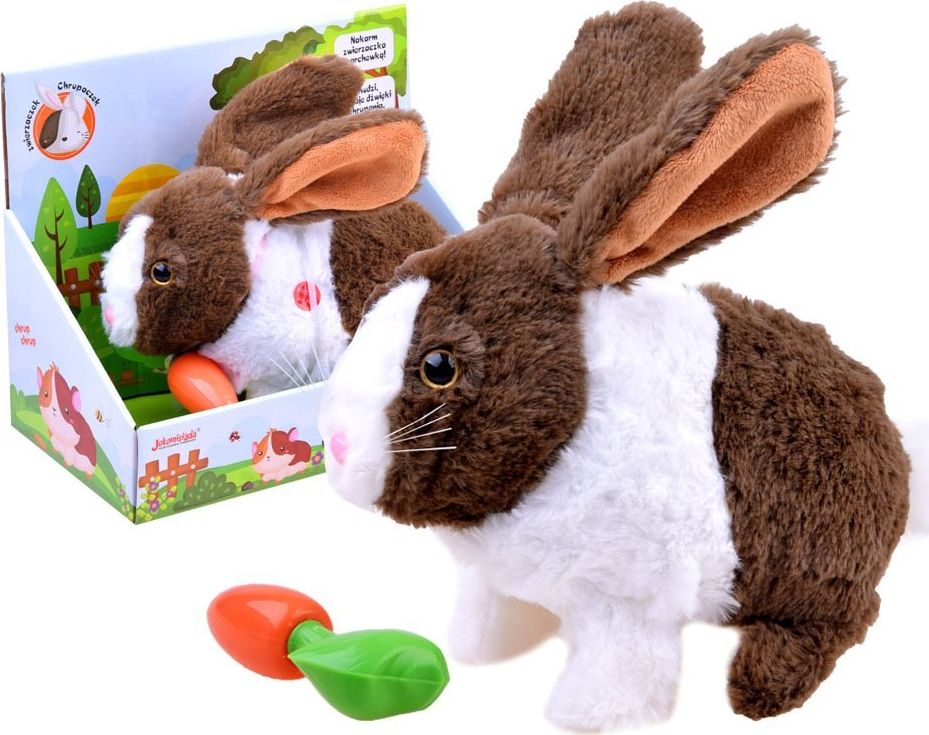 Jokomisiada Interaktywny zwierzaczek chrupaczek Królik ZA2685