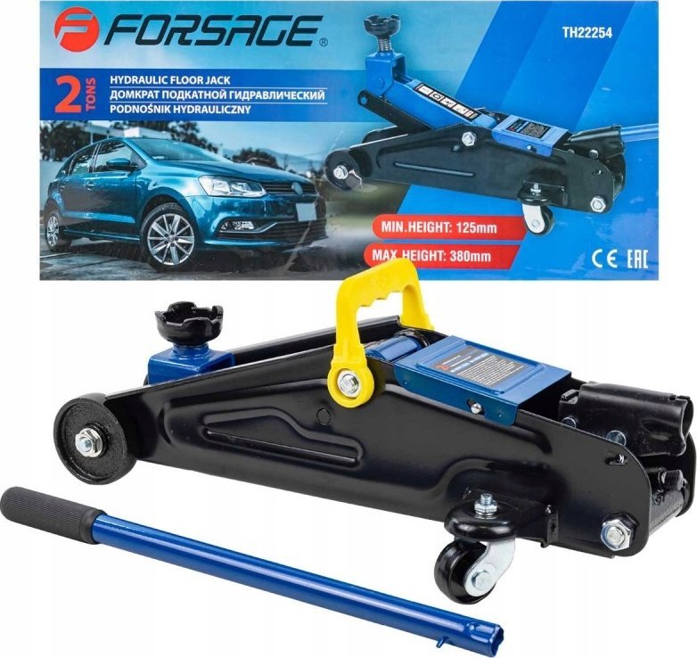 Forsage Podnośnik warsztatowy hydrauliczny 2t (125-380mm)
