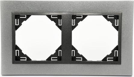 Efapel EFAPEL ANIMATO RAMKA 2K ALUMINIUM GRAFIT 90920 TAS