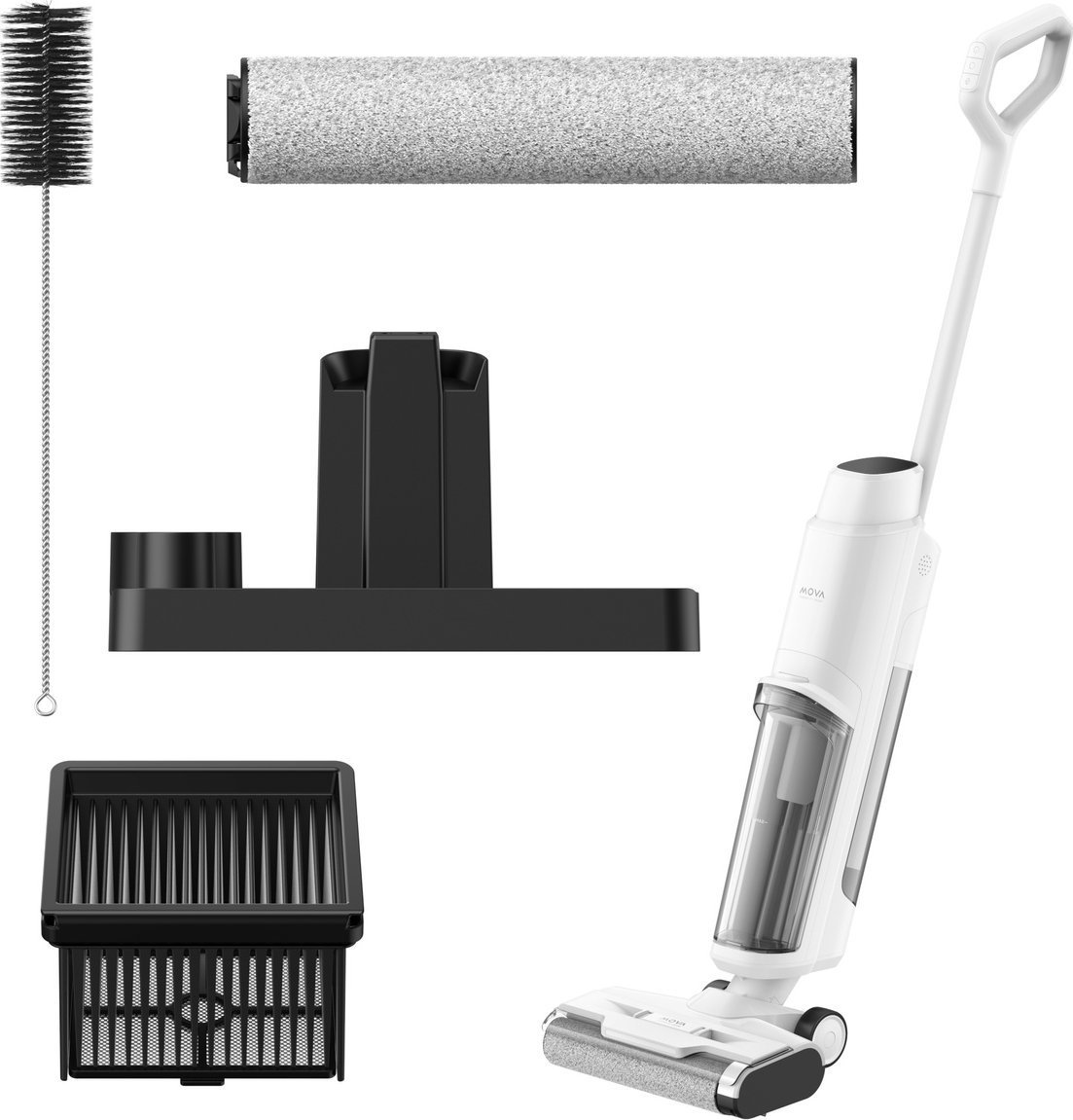 Mova K10 by Dreame - Bezprzewodowy Odkurzacz Pionowy 2W1 MOP Sucho Mokro 30 minut