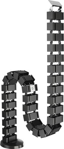 Fellowes Kabelwirbelsäule 128,8x12,9cm magnetisch schwarz