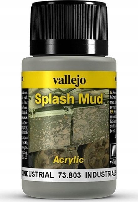 Vallejo Vallejo: 73.803 - Weathering FX - Splash Mud - Industrial (40 ml)
