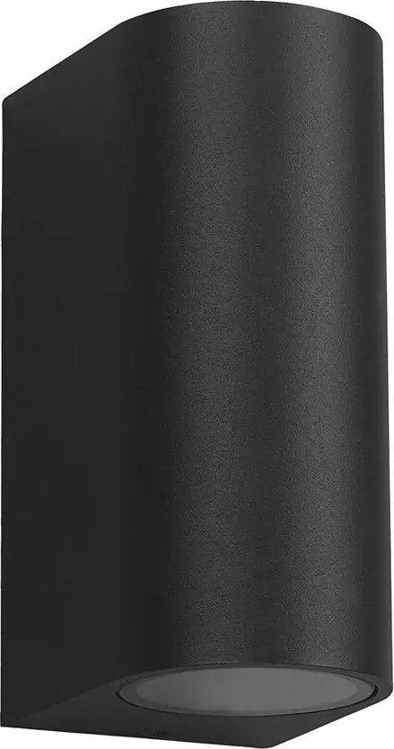 Kinkiet Lumes Nowoczesny kinkiet zewnętrzny czarny - N007-Santis