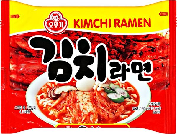 OTTOGI Zupa makaronowa Kimchi Ramen, średnio ostra 120g - Ottogi uniwersalny