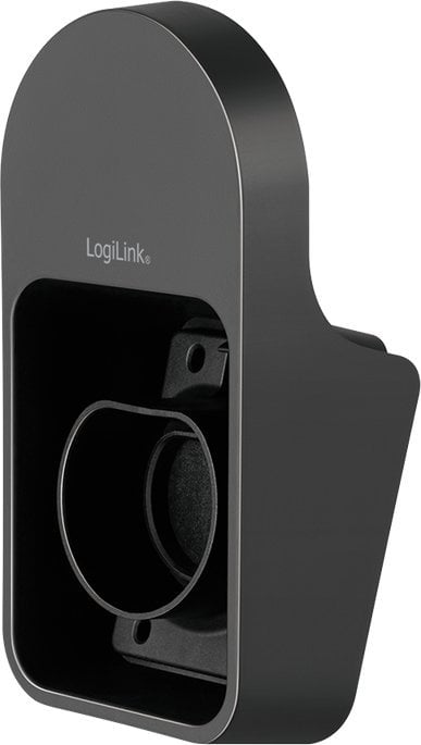 Podstawka LogiLink Logilink Wandhalterung m.Kabelablage f. Auto-Ladekabel,schw.