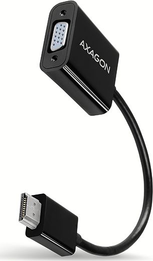 Adapter AV Axagon HDMI - D-Sub (VGA) czarny (RVH-VGN)