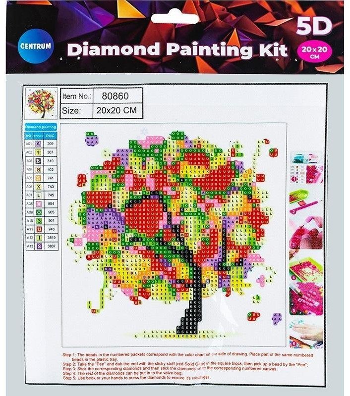 Norimpex Diamentowa mozaika 5D - Autumn tree 20x20 80860