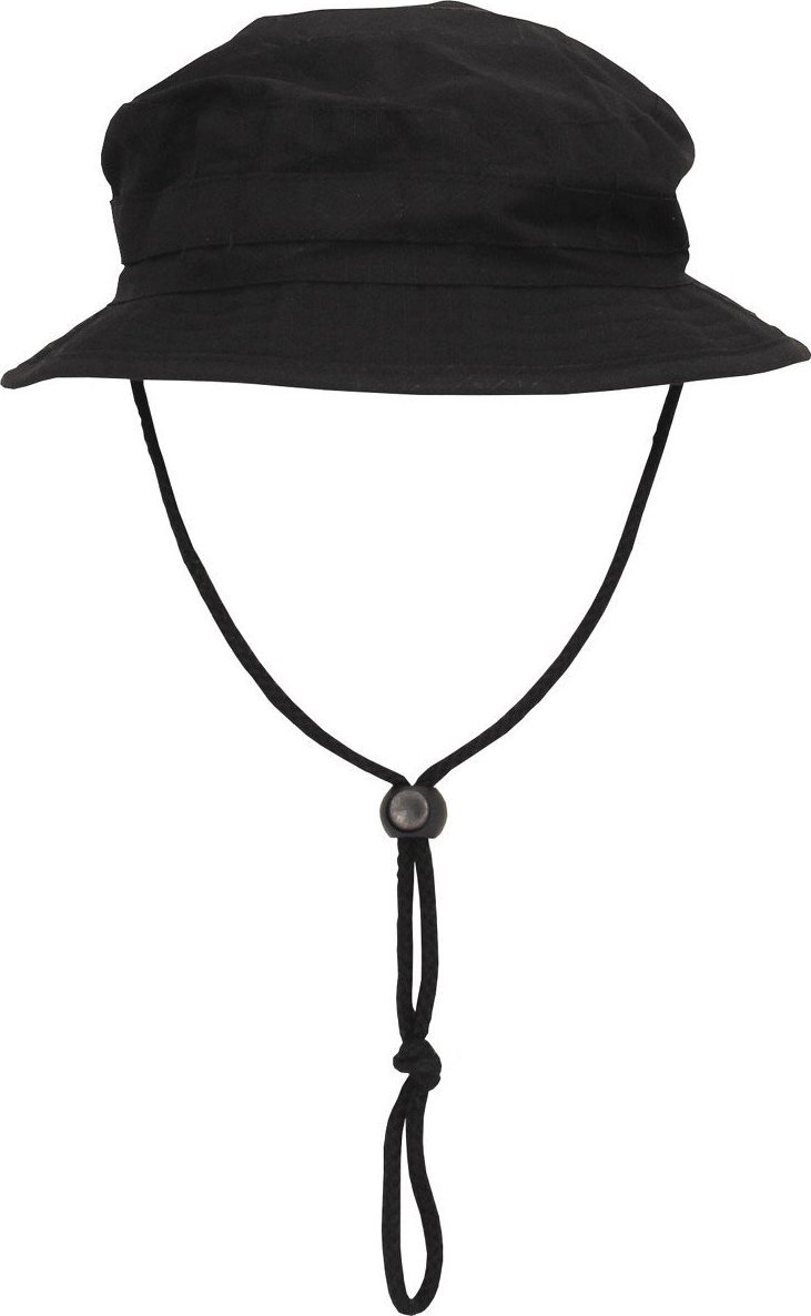 MFH KAPELUSZ BOONIE RIP STOP CZARNY XL