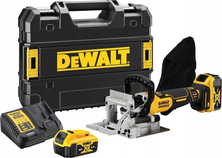 Frezarka Dewalt 18v xr frezarka do wpustów lamello 2 x 5ah