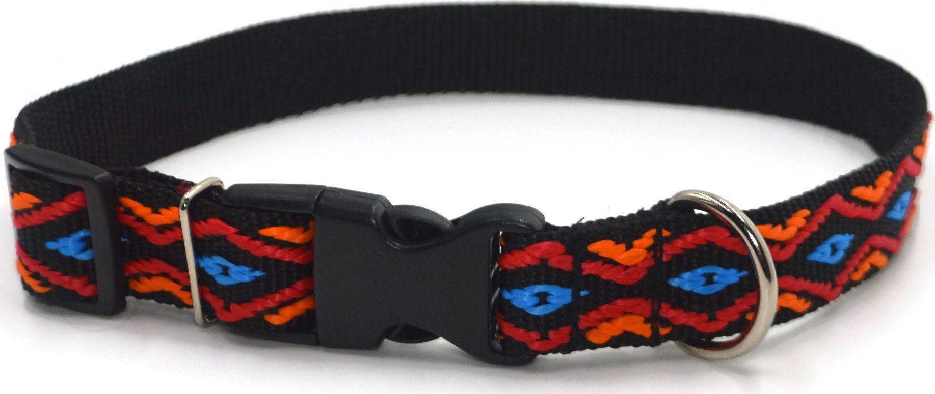 Alizoo Obroża dla dużego psa, owczarka 25mm/34-57cm piękne kolory, romb - ALIZOO