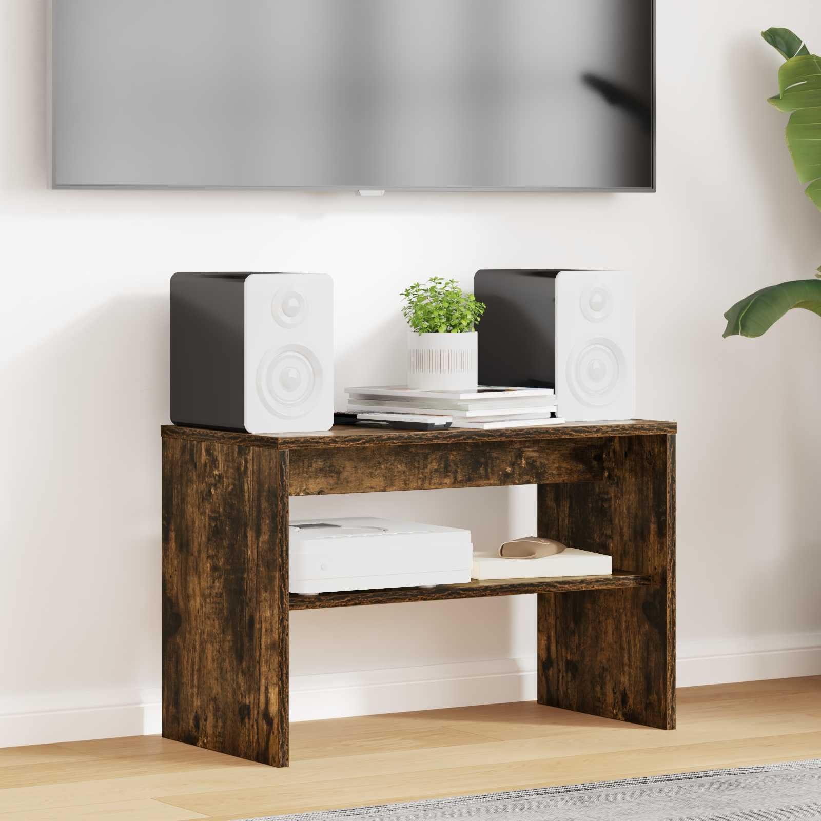 vidaXL Szafka pod telewizor Dąb wędzony 60 x 30 x 40 cm