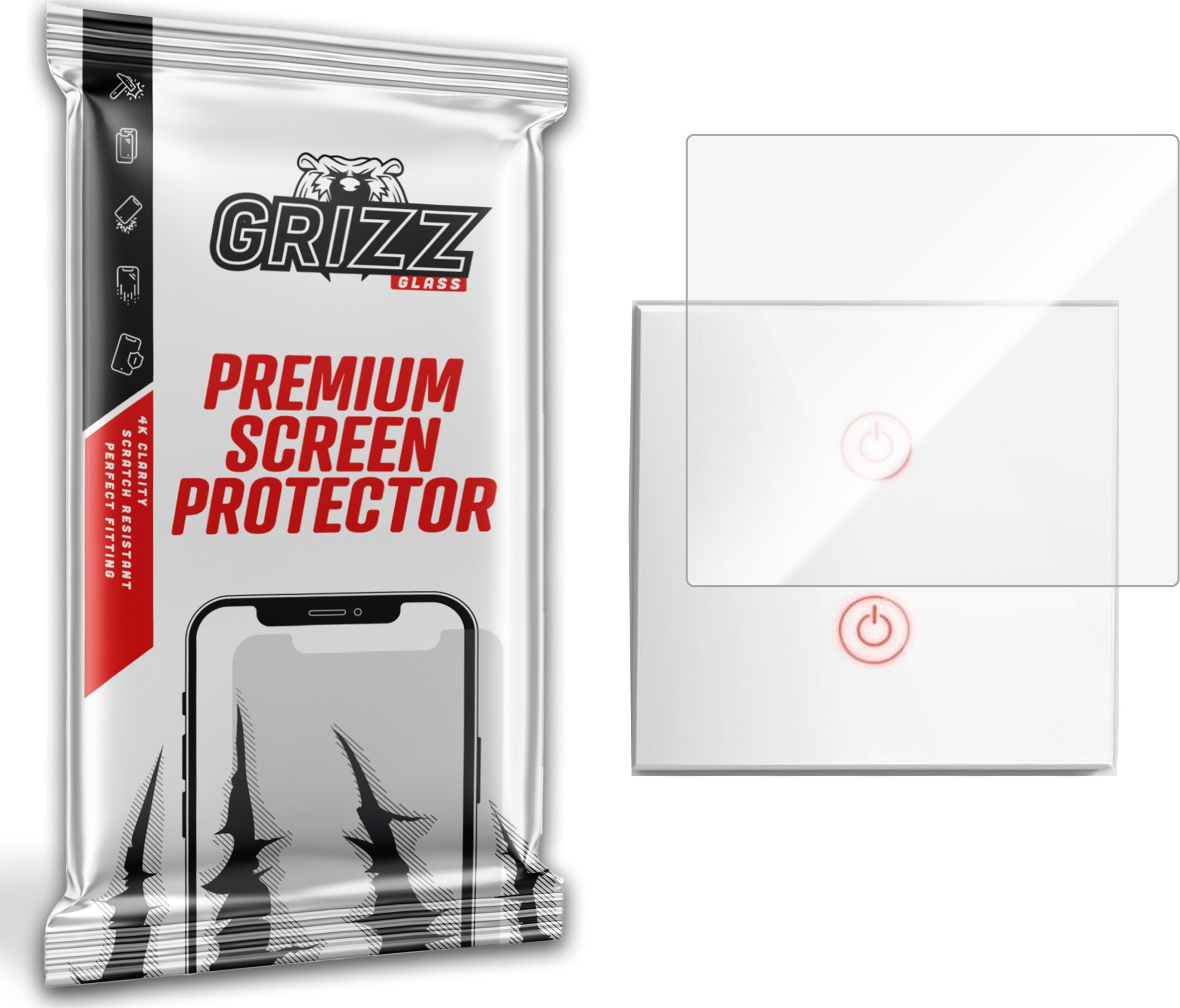 GrizzGlass Folia matowa GrizzGlass PaperScreen do inteligentnego włącznika światła HAMA 176551