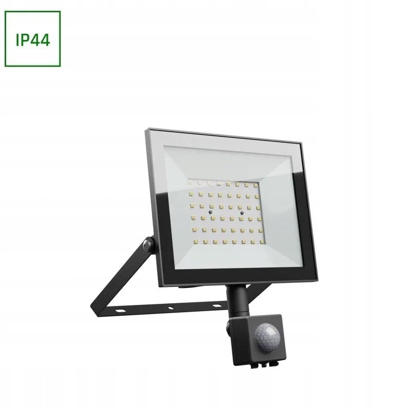 FLOODLIGH SENSOR 50W 230V NW IP44 BLACK