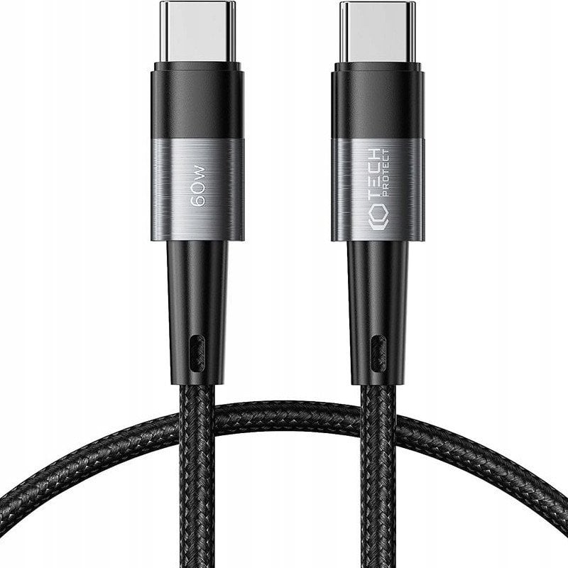 Kabel Tech-Protect UltraBoost USB-C / USB-C PD 60W 3A 0.25m - szary