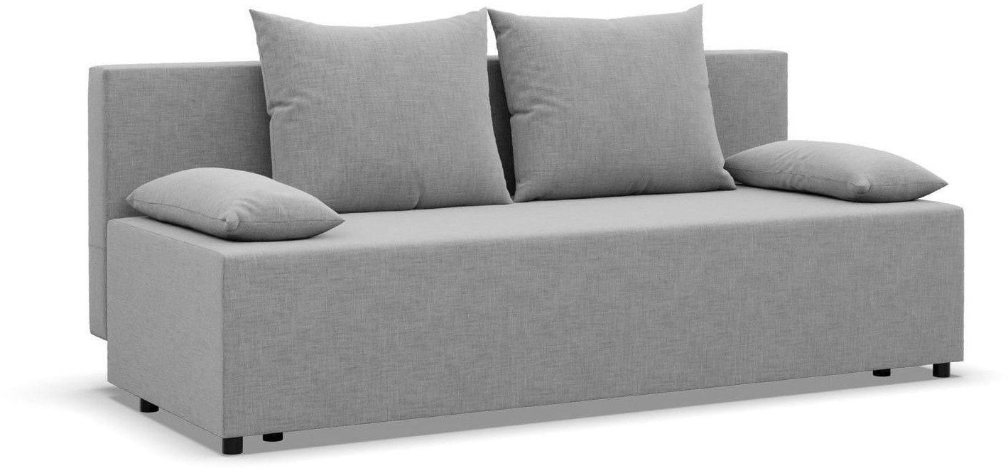 Kanapa rozkładana, Vista, 191x92x95 cm, jasny szary | TYLETEGOTU