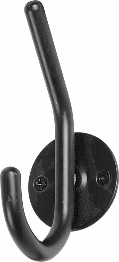 Home It Home>it® hattekrog enkelt Ø10 mm x 6 × 6 x 8 cm sort