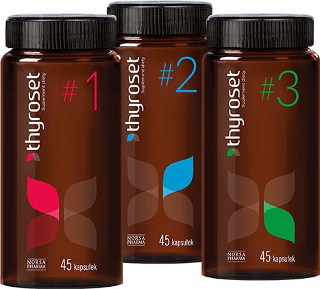 Norsa Pharma Norsa Pharma Thyroset - 3 x 45 kapsułek