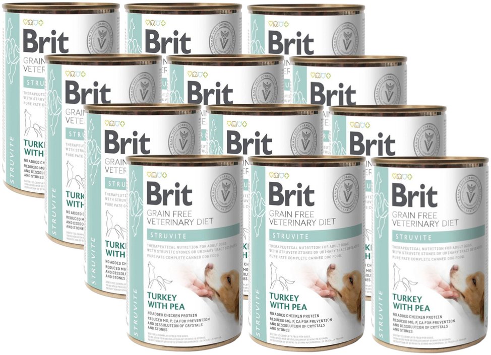 BRIT GF veterinary diets dog Struvite 12x400g-karma mokra dla psa