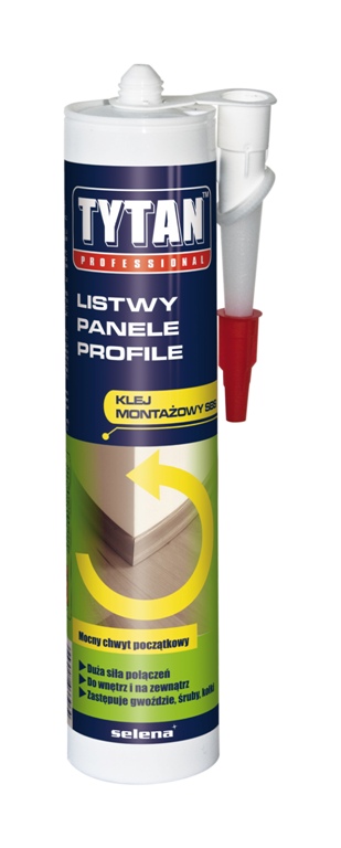 Tytan Klej montażowy SBS TYTAN Listwy Panele Profile 310ml