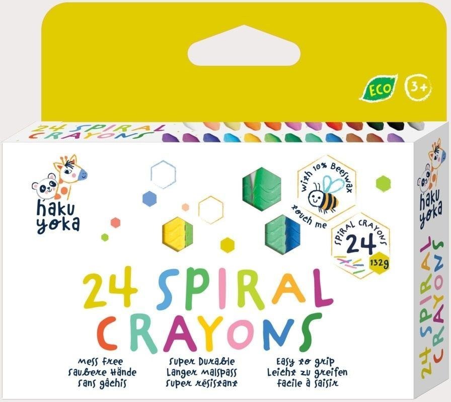 Kredki spiralne - 24 kolorów