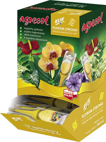 Agrecol Witaminowa odżywka do roślin AGRECOL Florum Strong 32x30ml