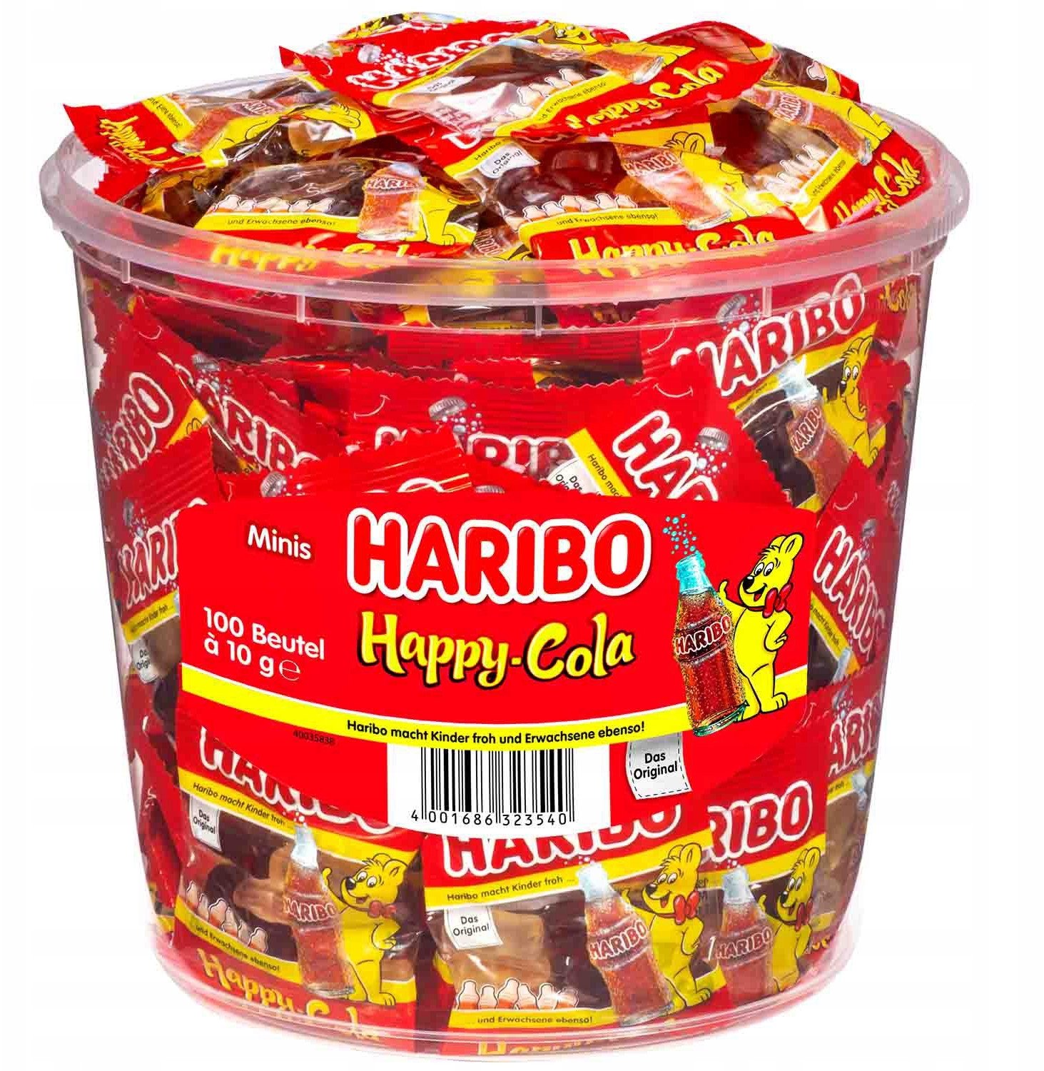 Żelki mini Happy Cola 100sztx10g 1kg - Haribo