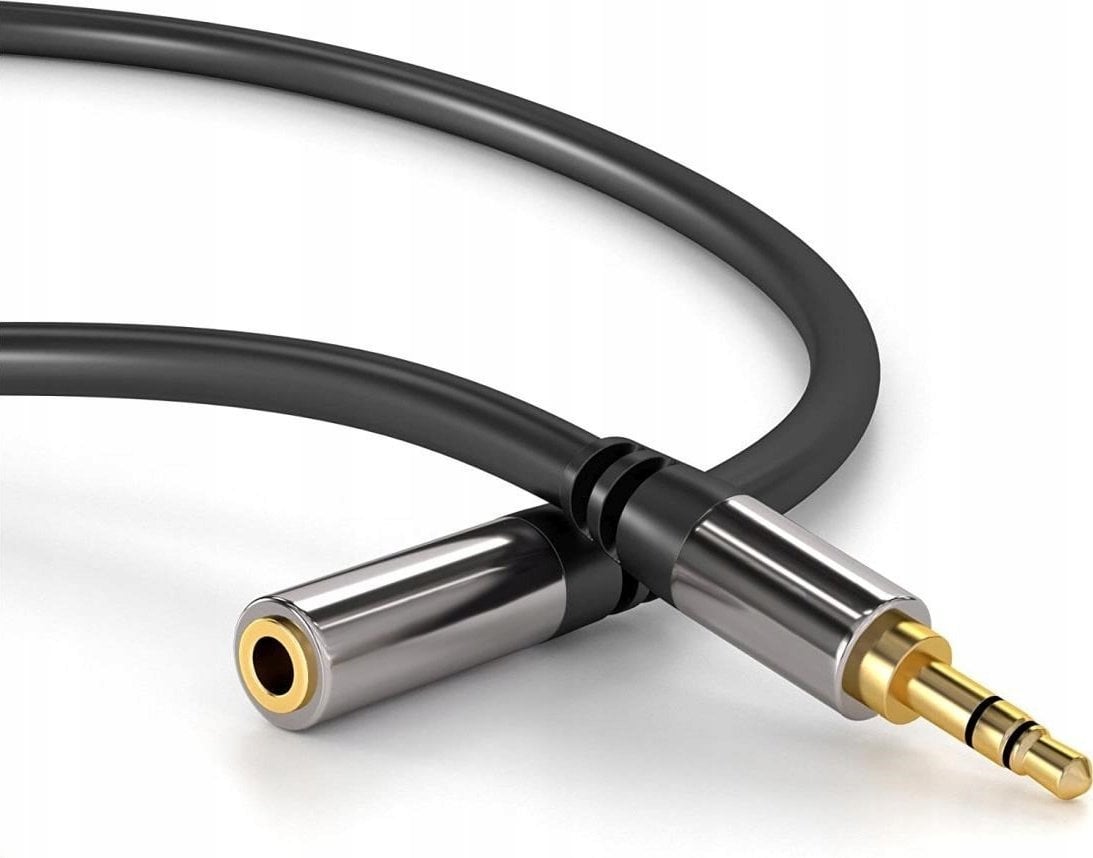 PremiumCord PREMIUMCORD prodlužovací kabel, Jack 3.5mm - Jack 3.5mm M/F 5m