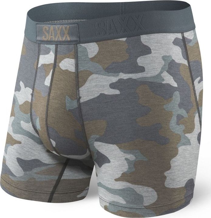 SAXX Bokserki Vibe Boxer Brief grey supersize camo r. S (SXBM35GSC)