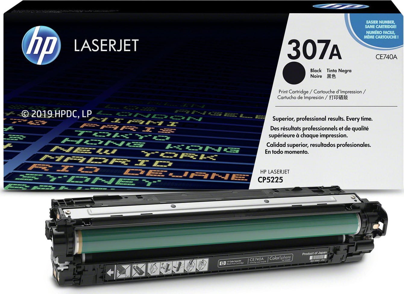 Toner HP 307A Black Oryginał (CE740A)