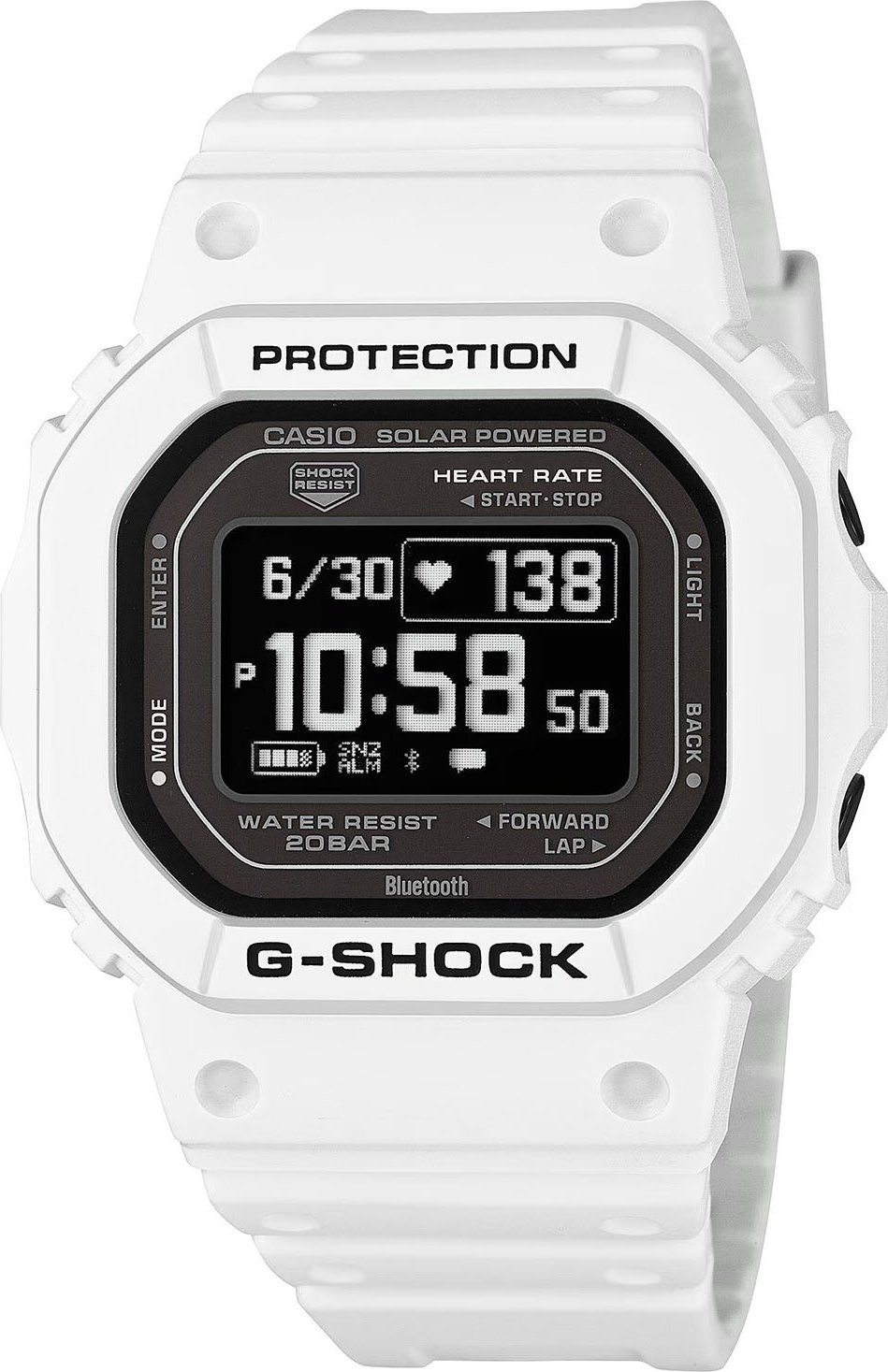 Zegarek sportowy G-SHOCK Casio G-Shock DW-H5600-7ER BLUETOOTH 200m biały
