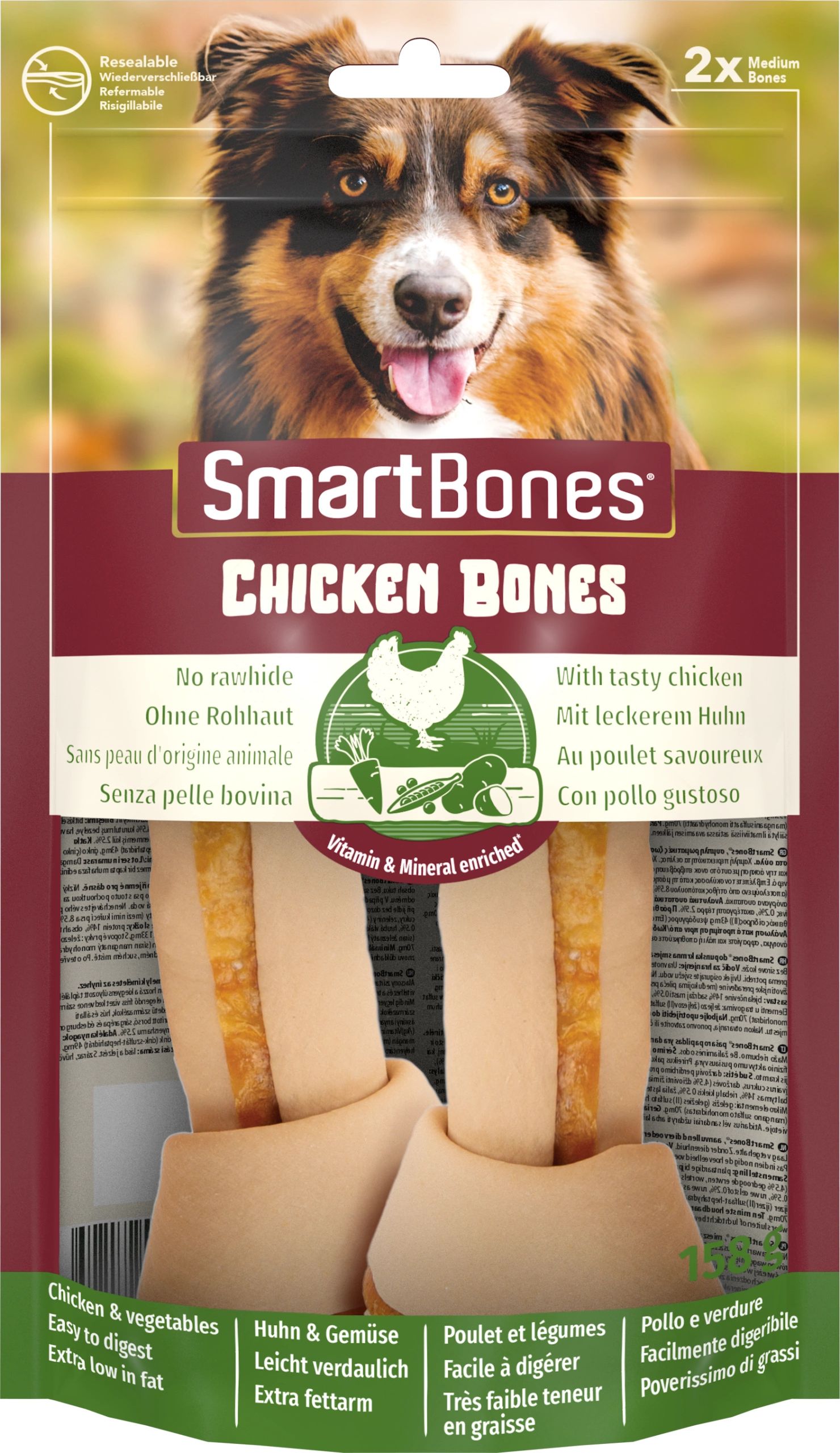 SmartBones Chicken Bones Medium 2szt. [T027125]