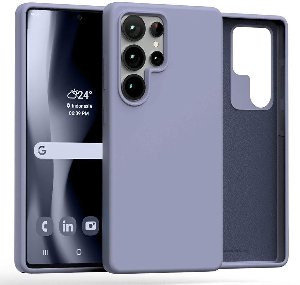 Mercury Silicone Sam S25 Ultra S938 lawendowy/lavender
