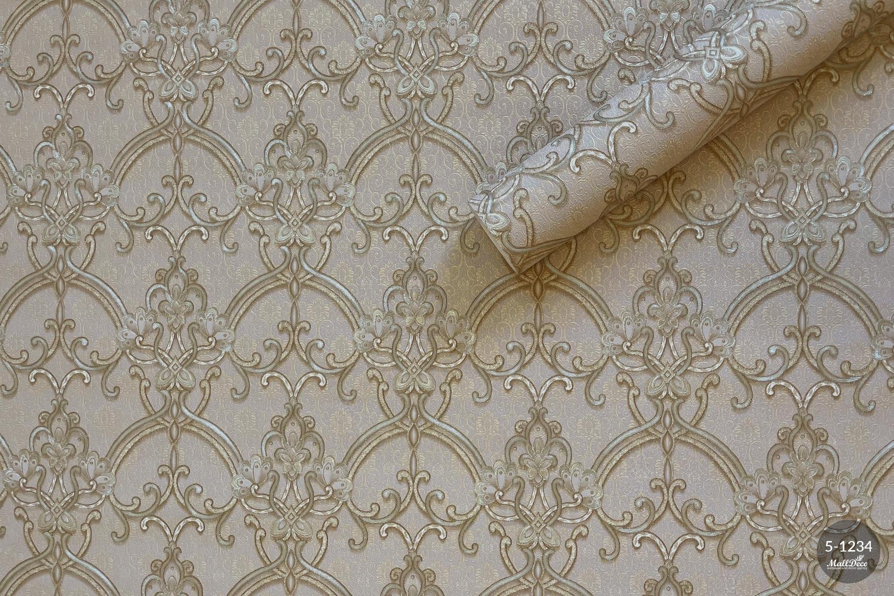 MallDeco CIEMNA TAPETA WINYLOWA ANDREAS