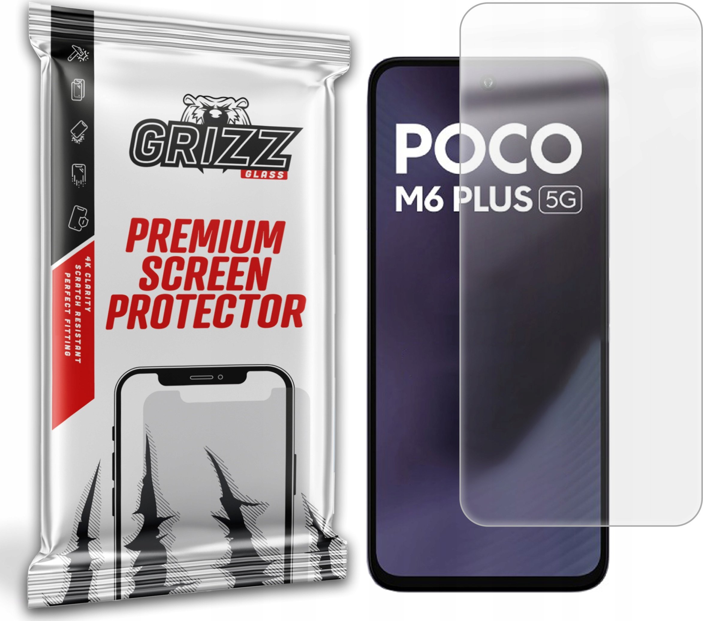 GrizzGlass Folia matowa GrizzGlass PaperScreen do Xiaomi POCO M6 Plus 5G
