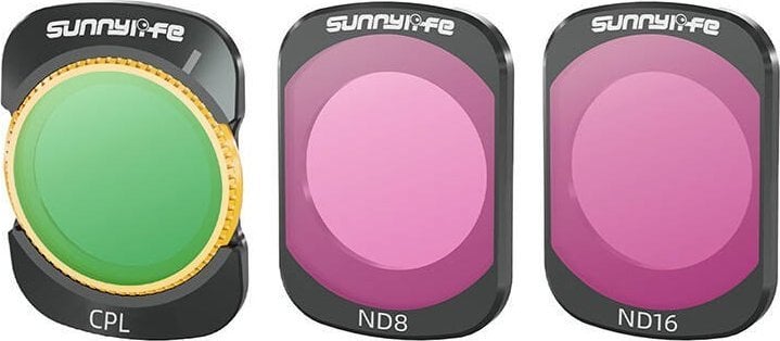 Filtry CPL, ND8, ND16 Sunnylife do DJI Osmo Pocket 3