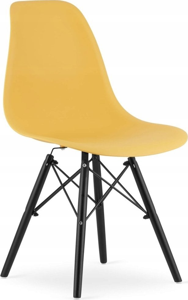 Leobert Krzesło OSAKA musztarda / nogi czarne x 2