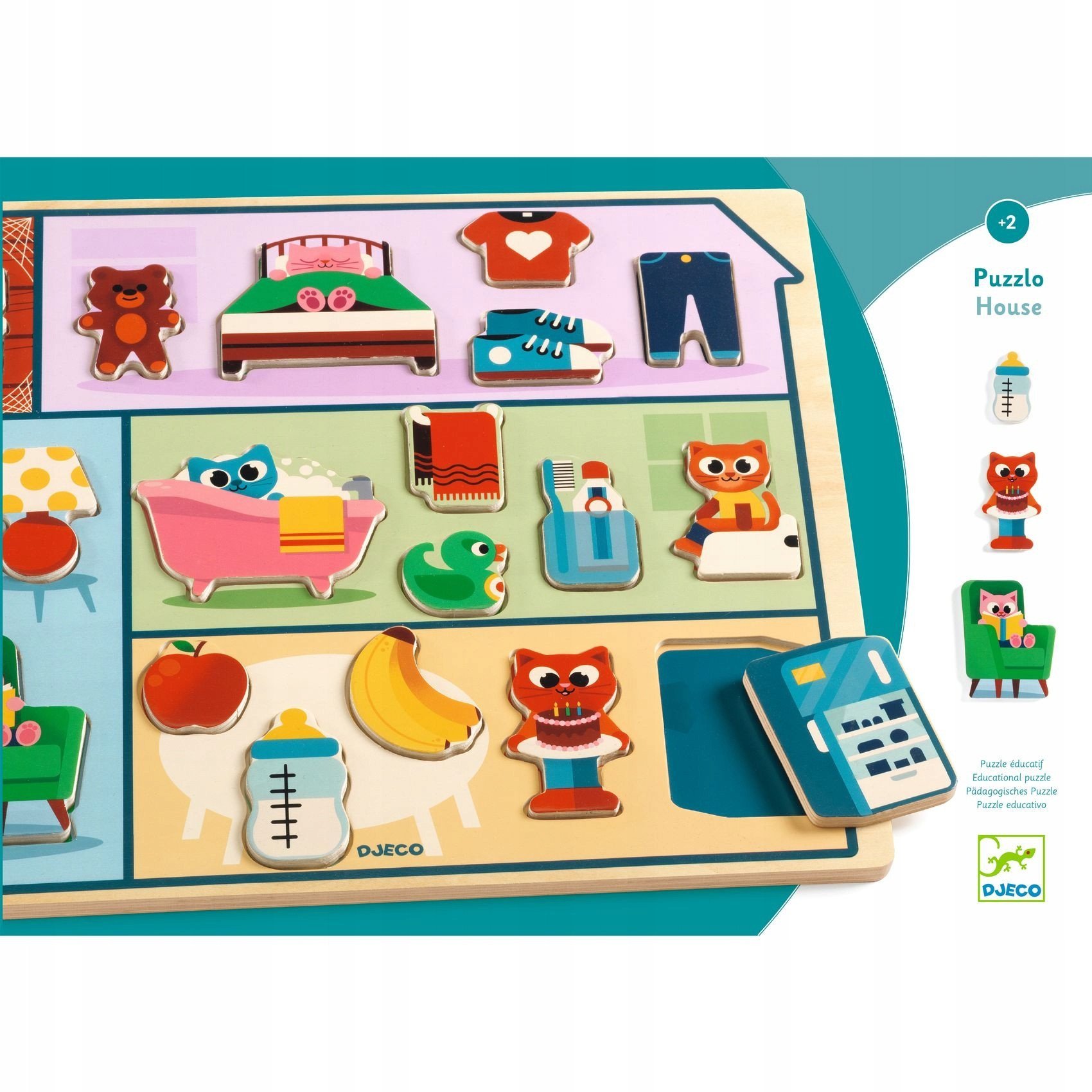 Medinė dėlionė - Namas