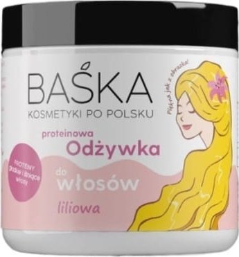 Solverx BAŚKA Emolientowa odżywka do włosów - liliowa 250 ml