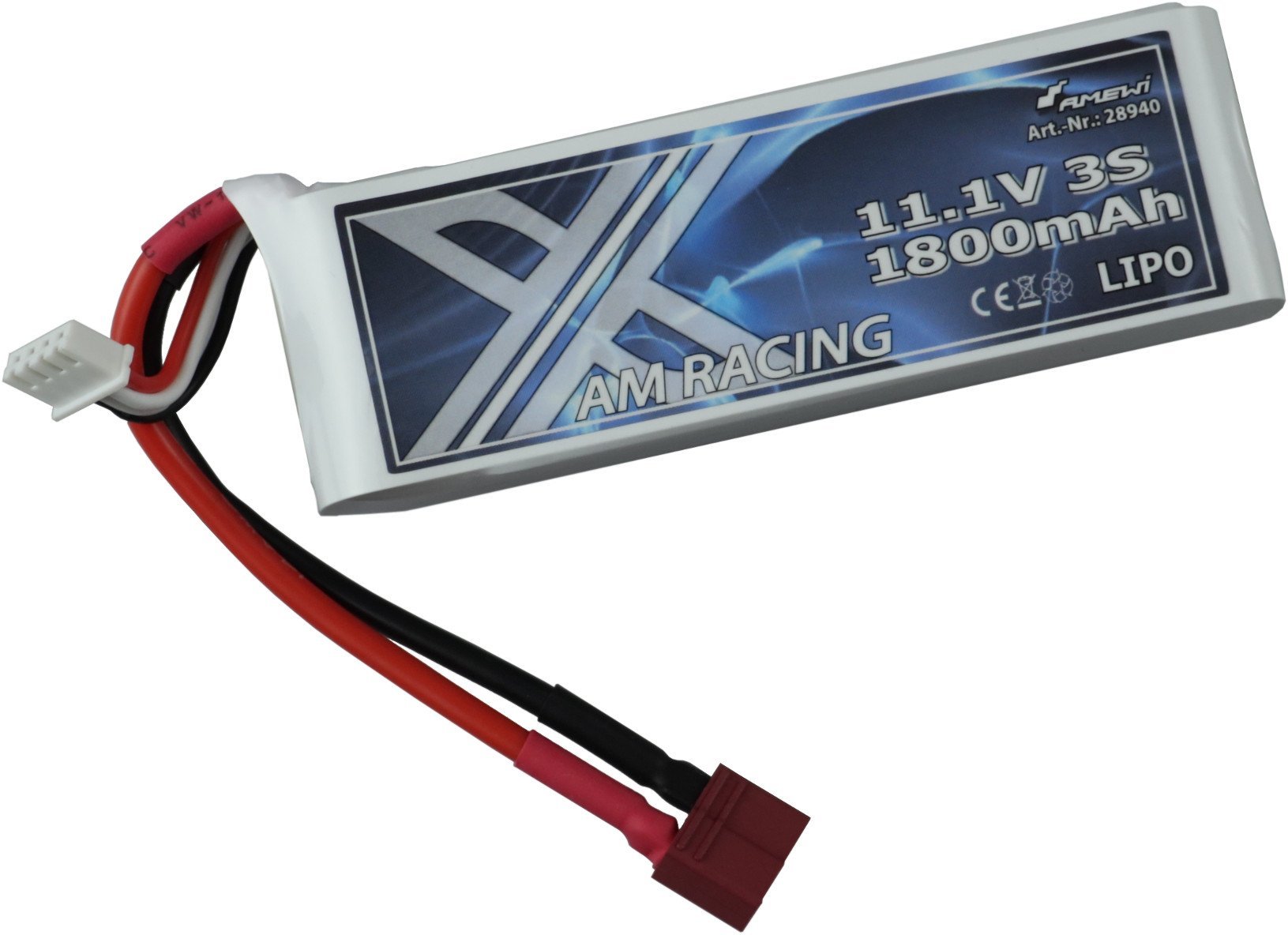Amewi Zubehör LiPo Akku 3S 11,1V 1800mAh 40C/80C Softcase DE