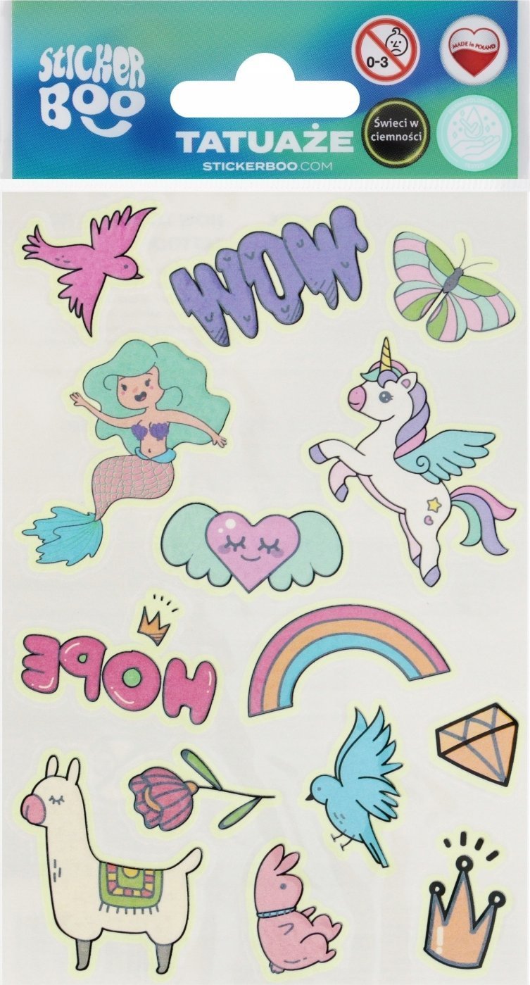 TATUAZ SWIE W CIEM GIRL 100X175 S-BOO PBH1/1