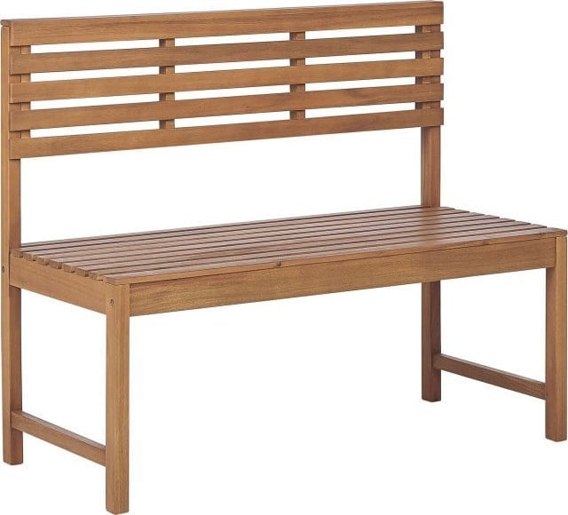 Beliani Ławka ogrodowa drewniana 110 cm TREIA!