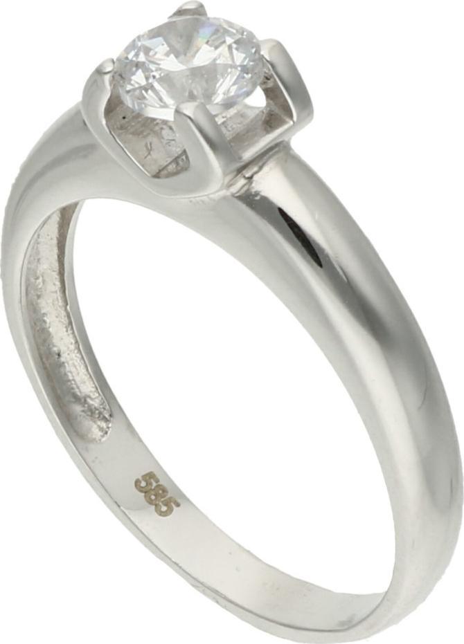 Rosanto Gustowny pierścionek z białego złota roz. 17 585 14k