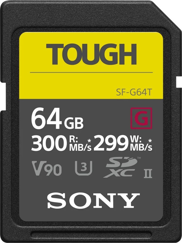 Karta Sony SF-G Tough SDHC 64 GB Class 10 UHS-II/U3 V90 (SF64TG)