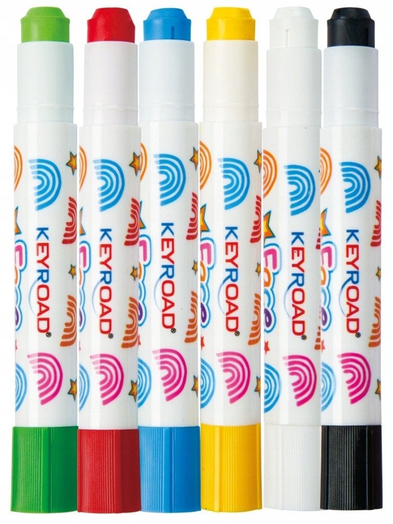 Farby do malowania twarzy KEYROAD, 6 szt., mix kolorów