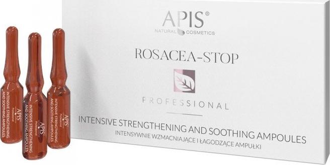Apis APIS_Rosacea-Stop Intensive Strengthening And Soothing Ampoules intensywnie wzmacniające i łagodzące ampułki na bazie hydrolatu z róży damasceńsk