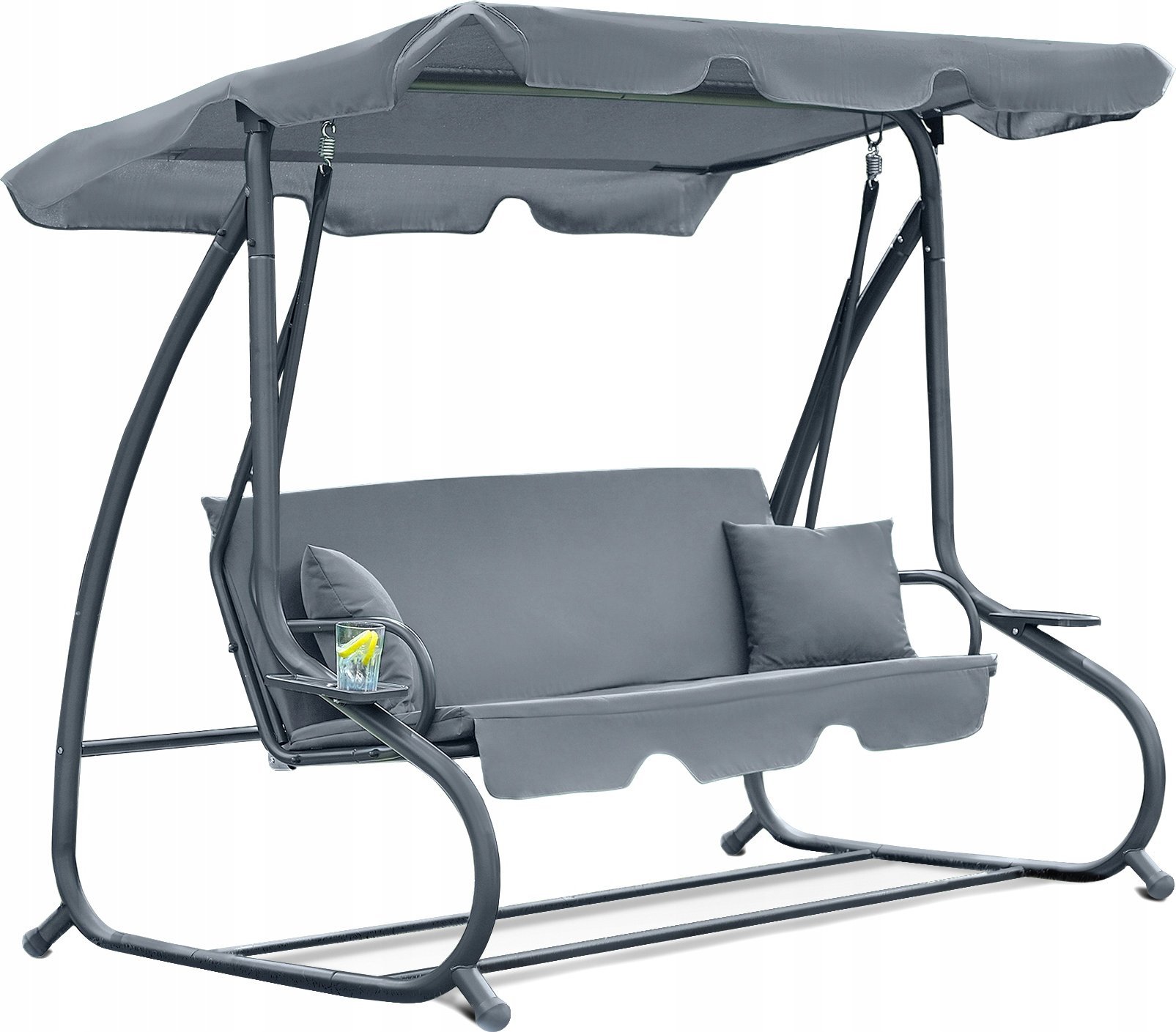 Funfit Huśtawka ogrodowa "Relax Plus" szara