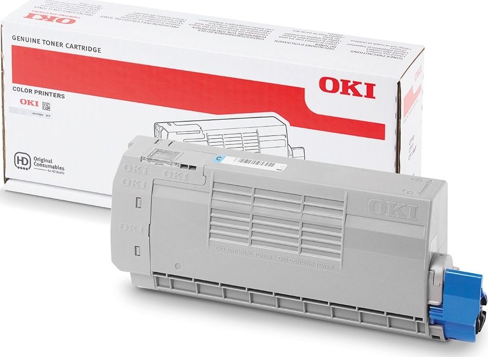Toner OKI 44318607 Cyan Oryginał (44318607)